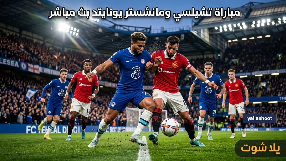 مباراة تشيلسي ومانشستر يونايتد | قمة الدوري الإنجليزي – يلا شوت Yalla Shoot